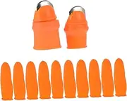 1Set Thumb Finger Picker Tool for Vegetables and Fruits Durable Harvesting Cutter with Protective Cover for Safe Gardening and Efficient