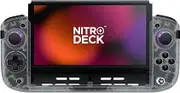 CRKD Nitro Deck+ Handheld Pro Controller for Nintendo Switch & OLED Model - TV Dockable - Programmable Sidekicks & Back Buttons - True Collection System (Clear White Edition)