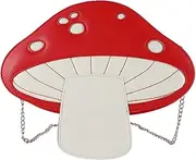 [TEMPNAP] Mushroom Shaped Cartoon Crossbody Bag for Women Shoulder Strap Pouch Lightweight Cell Phone Handbag with Design present