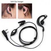 PTT Earpiece Headset MIC 2 Pin FOR Kenwood BAOFENG UV5R BF-888S Walkie Talkie