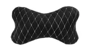 Soft Universal Alcantara Car Headrest Pillow | Hypoallergenic Filling | Custom