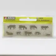 Noch 36722 Brown Cows Cattle Farm Animals 1:160 N Scale Model Trains