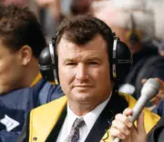 Manly rugby league coach Graham Lowe during the International mat - Old Photo