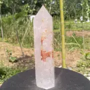 0.8kg Natural Clear Quartz Obelisk Quartz Cystal Point Wand Tower