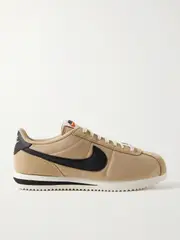 [Nike] Nike - Cortez Leather And Suede-trimmed Shell Sneakers - Beige - US11.5 US11.5 Neutrals