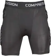 [SHINESTONE] Men's Sport Soccer Long Pants Crashproof Men Goal Keeper Goalie Padded Trousers