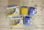 Medela Breastmilk Bottle Set, Pump Tubing and Lansinoh Storage Bags Brand New OS
