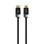Belkin Advanced Series High Speed w/Ethernet HDMI Cable 4K/Ultra HD Compatible (1M) - Black (AV10050bt1M), 18Gbps, Perfect for 4K TVs,2 Years Warranty AV10050bt1M