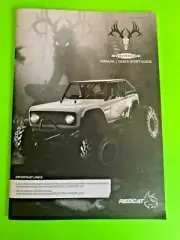 REDCAT RACING WENDIGO 1:10 4WD ROCK RACER STOCK MANUAL QUICK START GUIDE