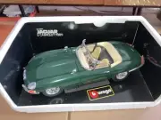 Bburago 1:18 Jaguar E Cabriolet 1961 Diecast 3026 Green