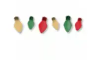 NEW QuicKutz Dies CHRISTMAS lights -- Light Bulb Mini's -- RETIRED