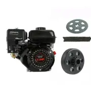 7HP OHV 210cc Engine Stationary Motor Kit #35 Sprocket Chain Go kart Mini Bike