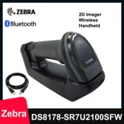 Zebra DS8178-SR7U2100SFW 2D USB Wireless Barcode Scanner with USB Cable & Cradle