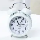 Double Bell Ringing Alarm Clock Mechanical Bedside Clock Ornament Bedside