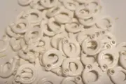 25 Lego White, Minifigure, Utensil Flotation Ring (Life Preserver) Inv 313