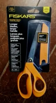 Fiskars 9 inch RazorEdge Blades Shears & Sheath ~For Fabric~ Model #181900