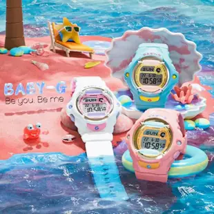 【CASIO 卡西歐】BABY-G 甜美時尚運動錶_藍_BG-169PB-2_42.6mm