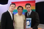Will & Grace Sean Hayes as Jack McFarland George Takei as himself - Old Photo 1