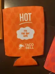 Taco Bell Hot Sauce Packet Can Koozie Coozie NEW Rare Live Mas Pin Shirt Hat
