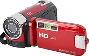 4K 48MP DV Camera Rotatable Screen 16x Zoom Video Camera USB Cable Vlogging Camera 2.7in Camera (Red)