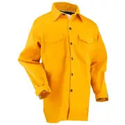 Crew Boss 6.0 oz. Nomex IIIA Traditional Shirt Yellow Small 34”-36”