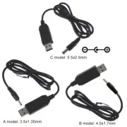 QC3.0 USB to 12V 1.5A Converter Power Cable for Router Speaker Camera