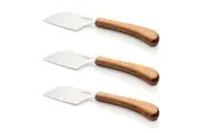 3PK Stanley Rogers Charcuterie Pistol Grip Stainless Steel Mini Cleaver Acacia