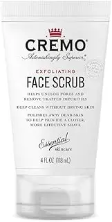 [Cremo] Exfoliating Face Scrub | Skincare For Men | Natural Walnut Shells | 118ml