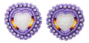 Navajo Native American Seed Bead Earring by JT Willie SKU231348