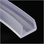 Draught excluder Tape Rubber Channel Edge Trim Rubber Seal Transparent, 5 M/19Mm * 12Mm(22Mm*18Mm)