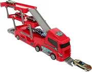 ERINGOGO Interactive Foldable Truck Toy Transformable Car for Toddlers Realistic Engineering Vehicle Model Inertia-Powered Small Truck Car Toy Girls Boys Plaything