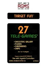 Atari 2600/Sears Tele-Games Replacement Label - Target Fun