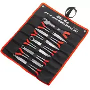 9 Pieces 11" Long Reach Plier DIY Mechanics Electricians Craft Hobby Tool Pouch