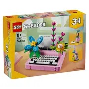 Lego Creator - Type Writer with Flowers