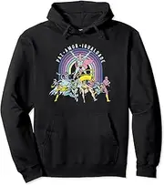 [DC Comics] Justice League Retro Hero Rainbow Poster Pullover Hoodie