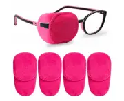 4 Pack Eye Patches For Kids Girls Boys, Lazy Eye Patch For Children Treating Lazy Eye Amblyopia Strabismus And After Surgery (Pink)