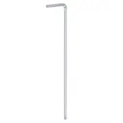 Ball End Hex Key Wrench 2.5mm L-Shape Extra Long Arm Metric Wrenches, Silver