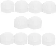 [GRIRIW] 10pcs Boys and Girls' Pastry Chef Hat Childsized Baking Cap for Boys and Girls Kitchen Work Cap Set Fun Stylish Baker Chef Hat for Children White