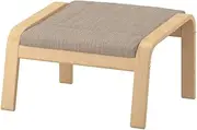 IKEA Poang Ottoman Birch Veneer Hillared Beige 191.978.41