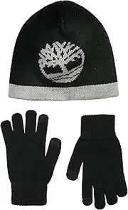 [Timberland] boys Reversible Beanie and Magic Glove Set