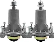2 Pack 187292 192870 532187281 532187292 567253301 587819701 yth22v46 yth24v48 spindle 187292 Mandrel Assembly 42" 46" 48" 54" mower deck spindle Compatible with Husqvarna Craftsman Ariens Poulan Pro