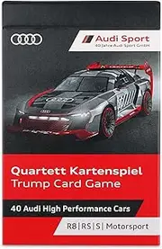 Audi 3202303000 Quartet Card Game Motorsport 40th Anniversary