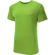 under armour mens ua run running short sleeve t-shirt gecko green l or xl