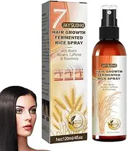 Rice Water Hair Growth Spray | 120ml Fermented Rice Water Hair Spray - Leave in Hair Growth Spray for Longer, Thicker, Fuller Hair, Hair Loss, Hair Regrowth Care Product Halatua
