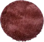 Warm 60cm Plush Dog Pad Pet Cushion Round Sleeping Pillow Indoor Dog Bed Stylish and Comfortable for Autumn/Winter