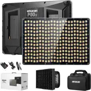 Amaran P60X Video Panel Light,Color Temperature 3200K-6500K,60W CRI95+/TLCI 97+,