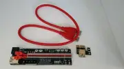 Lot 4 PCI-E 1x to 16x Powered USB 3.0 GPU Riser Extender Adapter Card