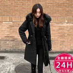 【梨卡】隔日到貨 女裝 大衣【內裏仿兔毛】刷毛外套 連帽外套 長版外套 保暖外套 冬天外套 AR138【現貨24H】