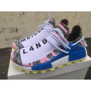 Adidas. Pharrell.Williams solar. Hu NMD 菲董。粉紅。非洲民族風 現貨US9