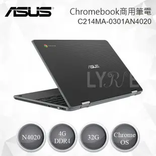 Asus 華碩 Chromebook Flip C214MA 商用筆電 C214MA-0301AN4020